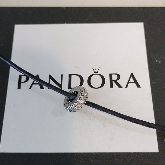 Pandora Inspiration Within Spacer with Clear Zirconia- 791359cz - Picture 3 of 5